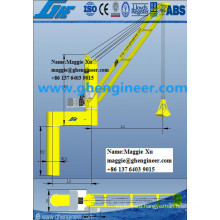 Electric Hydraulic Grab Ship Deck Crane